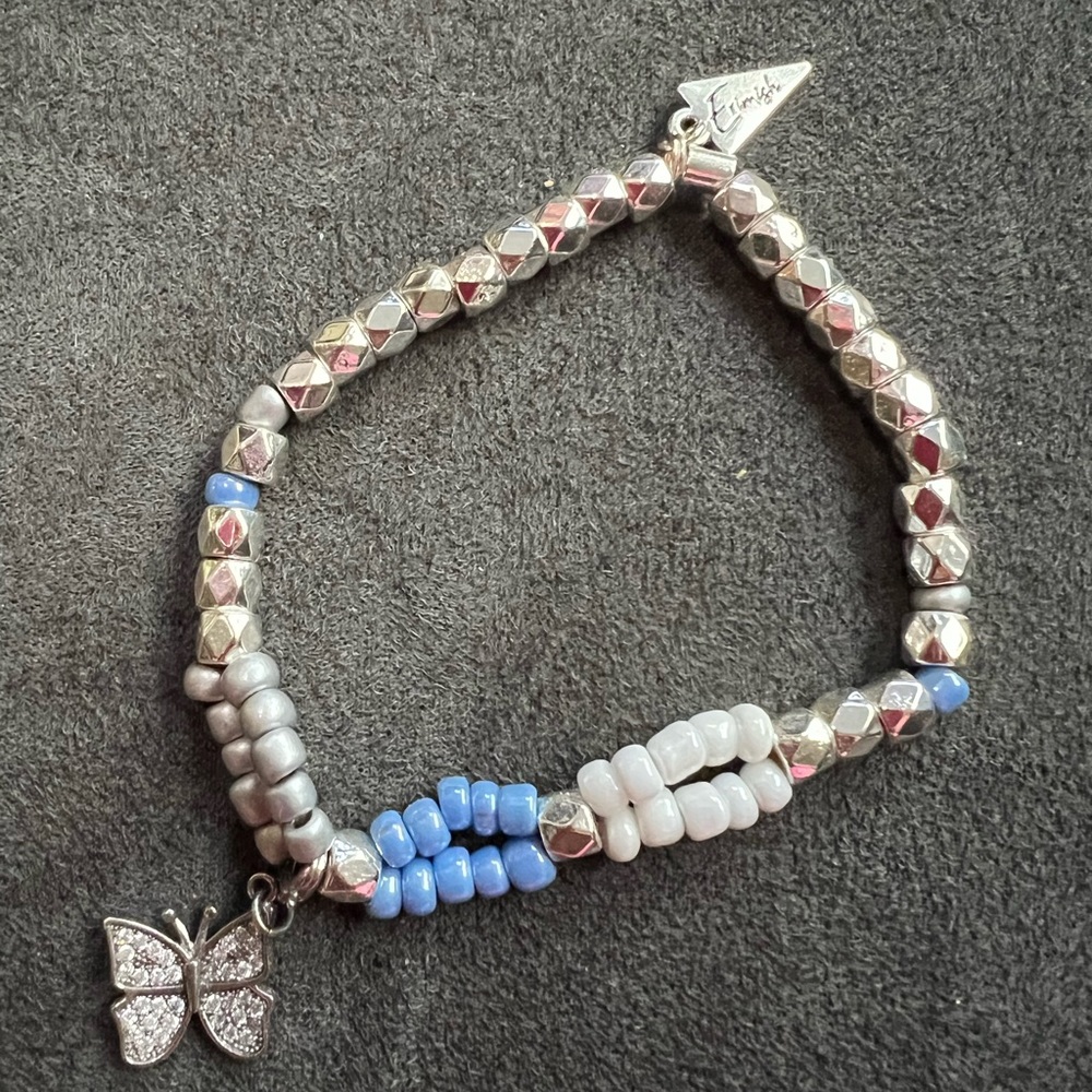 Erimish butterfly bead bracelet